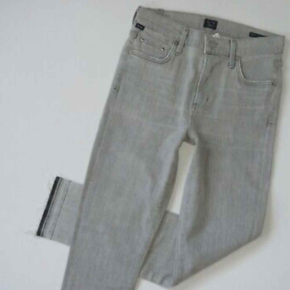 NWT Citizens of Humanity Rocket Crop in Sunbaked Gray